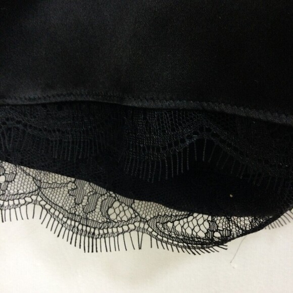 Generation Love Romper Lace Combo Halter Neckline Silky Black Size XSmall - Picture 5 of 7